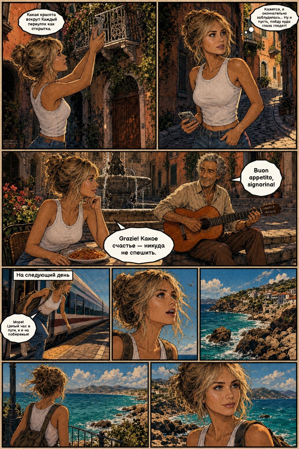A page from the issue “The Journey”
